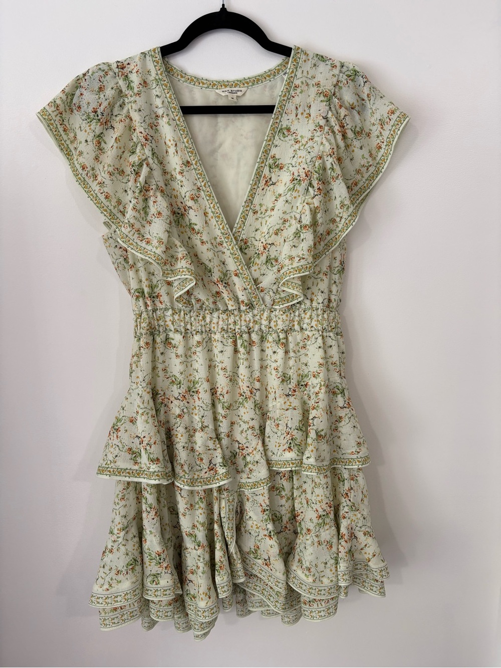 Floral Ruffled Mini Dress
